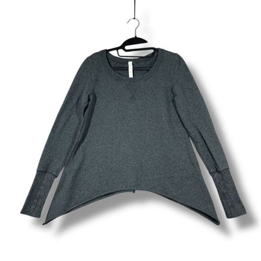 Lululemon Women's Long Sleeve Asymmetrical Hem Top - Charcoal